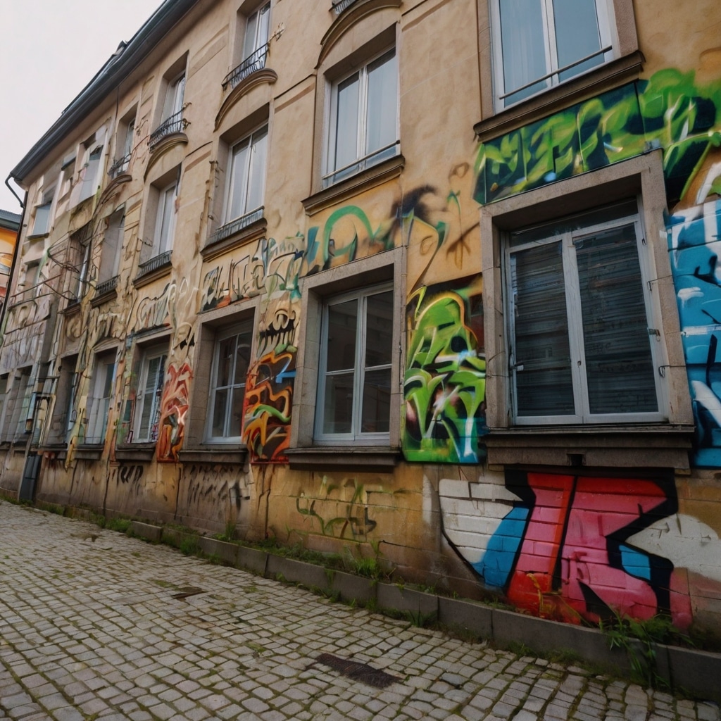 Graffiti Entfernung Schutz Fassade Maler Tiesmeyer Wohn Profis
