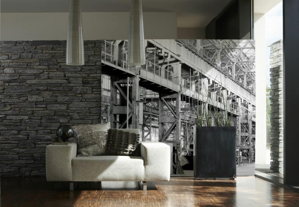 Wohn Profis Wand Gestaltung Raumausstattung Beton Modern